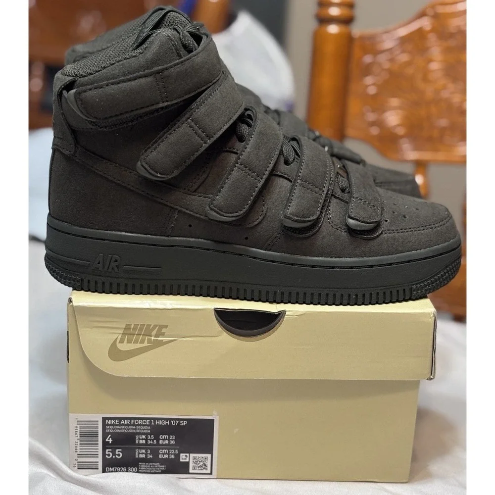 Nike Air Force 1 '07 SP Billie Eilish‎ Sequoia Shoes Size 4 M 5.5 W Brand New IB